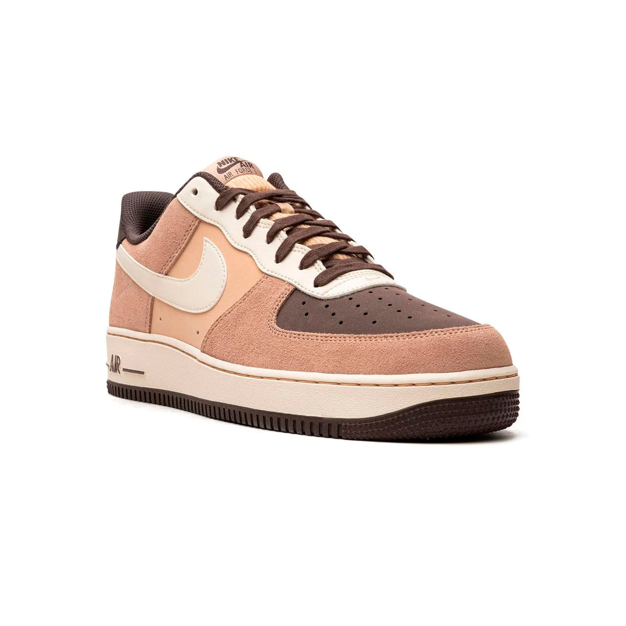 Nike Air Force 1 Low Braun Cocco und Latte aus Cocco in Leder Scamosciata