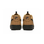 Nike Air Force 1 Low Braun Wheat mit Swoosh Schwarz