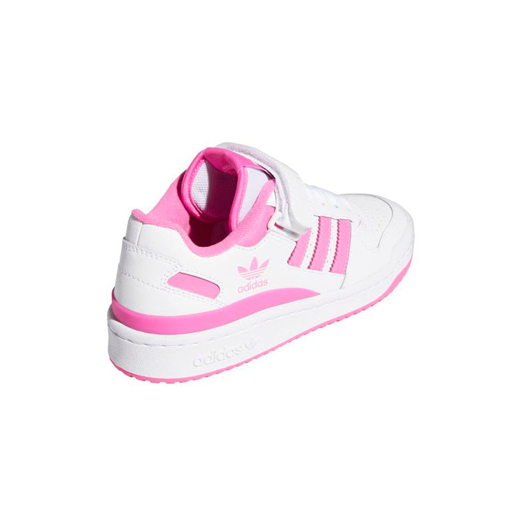 Adidas Forum Low Kinder Weiß und Rosa Sneaker Casual