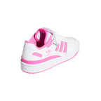 Adidas Forum Low Kinder Weiß und Rosa Sneaker Casual