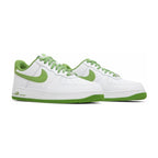 Nike Air Force 1 Low Weiß mit Swoosh Grün Chlorophyll