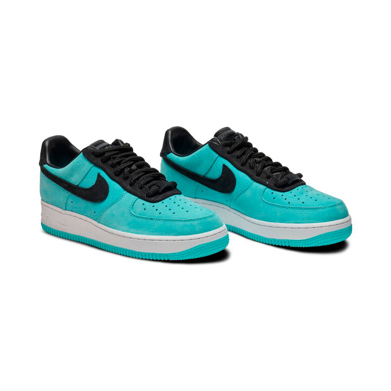 Nike Air Force 1 Low x Tiffany Blau 1837 mit Swoosh Schwarz