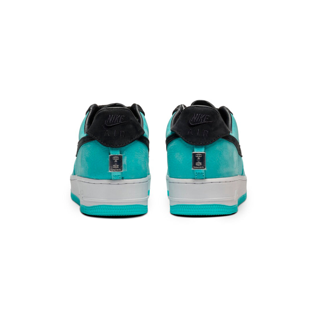 Nike Air Force 1 Low x Tiffany Blau 1837 mit Swoosh Schwarz