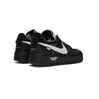 Nike Air Force 1 Low x Off-Weiß Schwarz mit Swoosh Weiß und Details Orange