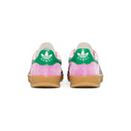 Sneaker Adidas Gazelle x Gucci Rosa mit Details Schwarz und Grün