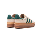 Adidas Originals Gazelle Bold Damen Cremeweiß Grün Suede Platform