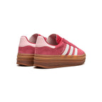 Adidas Originals Gazelle Bold Damen Rosa Flamingo Suede Platform