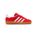 Sneaker Adidas Gazelle Indoor Rot und Weiß mit Sohle in Gummi