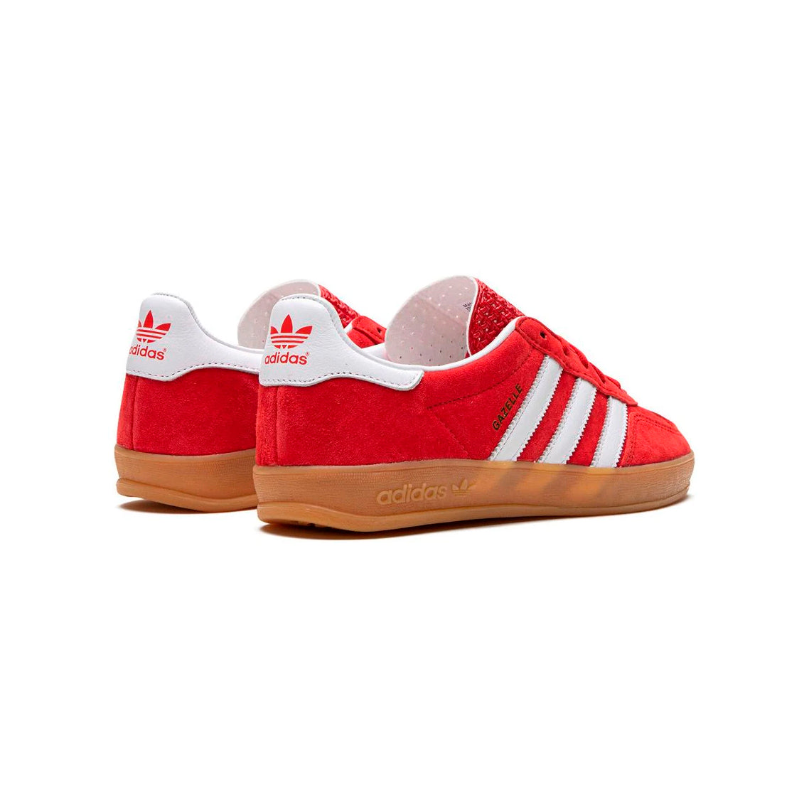Sneaker Adidas Gazelle Indoor Rot und Weiß mit Sohle in Gummi