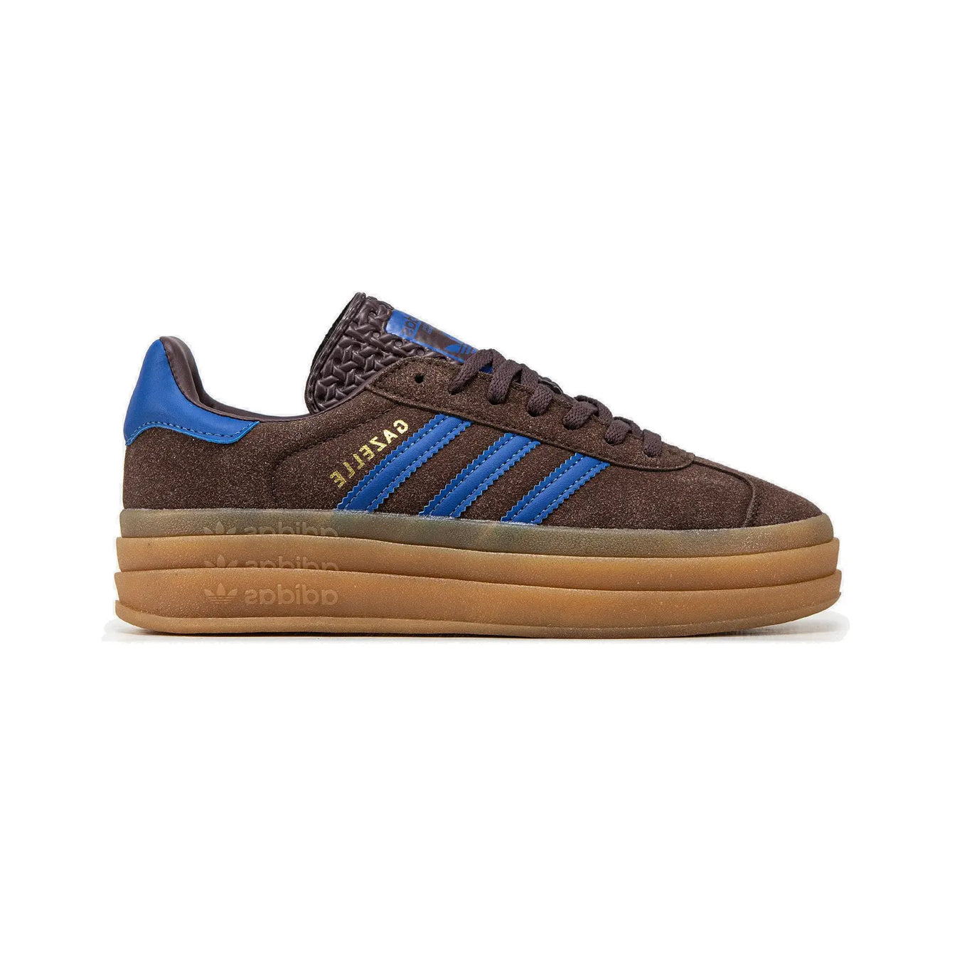 Adidas Originals Gazelle Bold Braun Blau Elettrico Gum