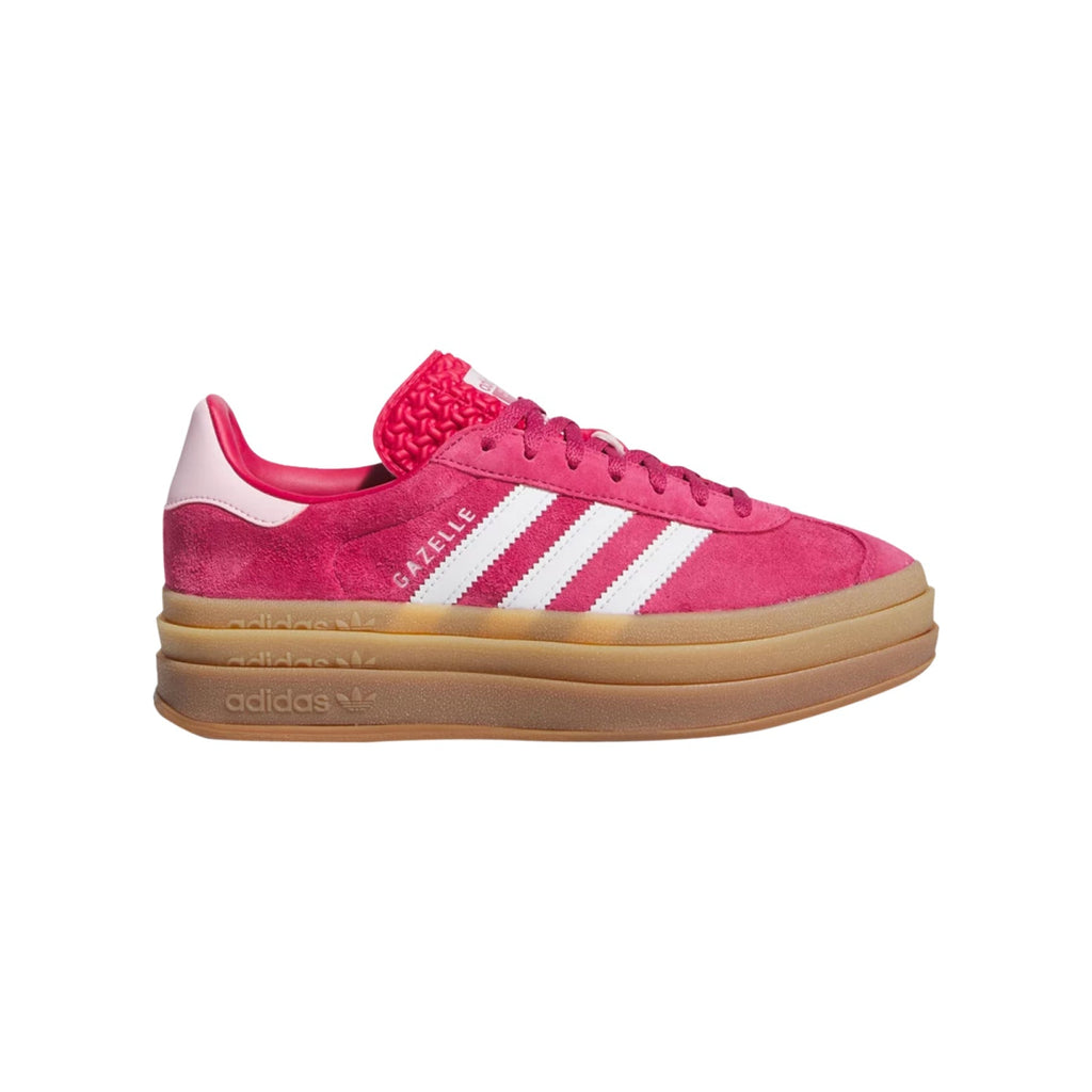Adidas Gazelle Bold Schuhe Rosa mit Sohle Gum Damen Platform Vintage