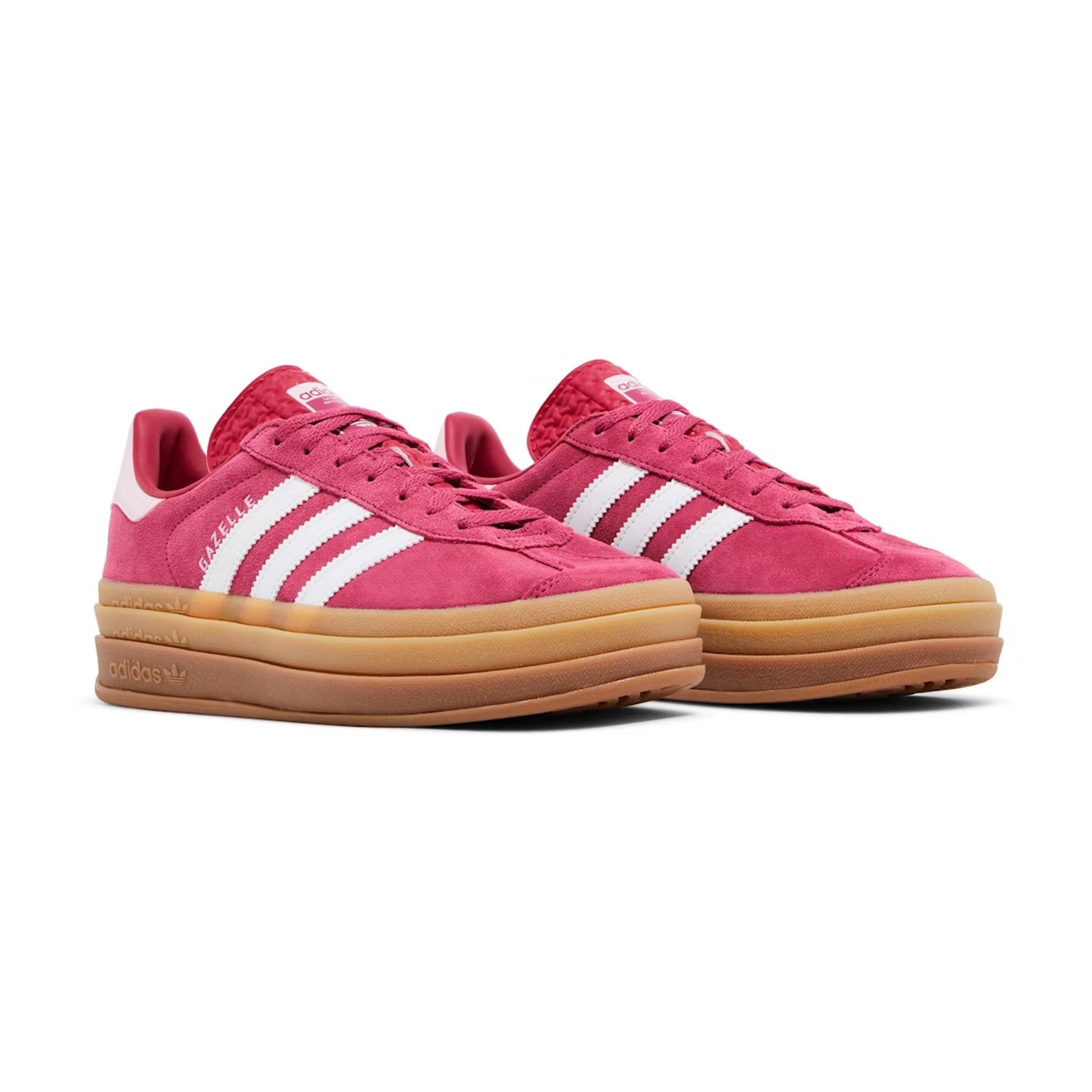 Adidas Gazelle Bold Schuhe Rosa mit Sohle Gum Damen Platform Vintage