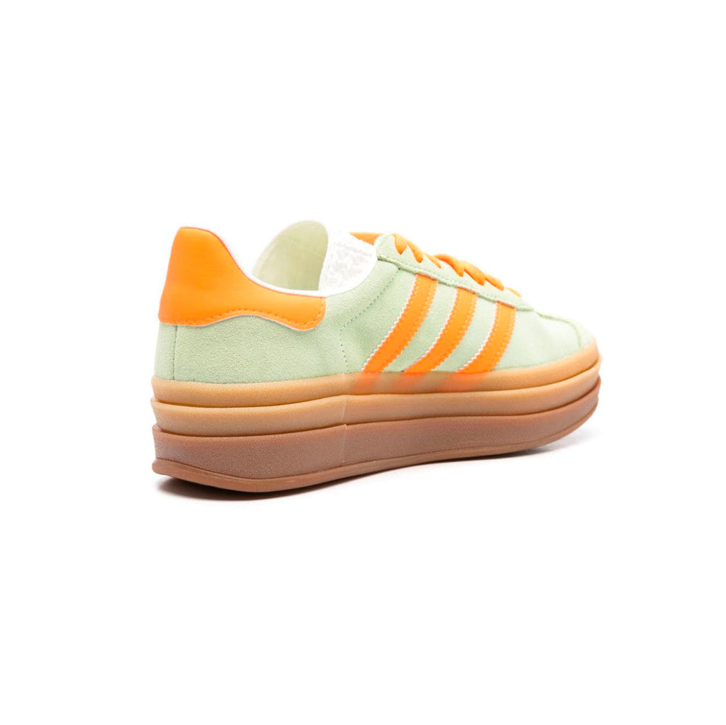Adidas Gazelle Bold Schuhe Grün Hell und Orange Damen Retro
