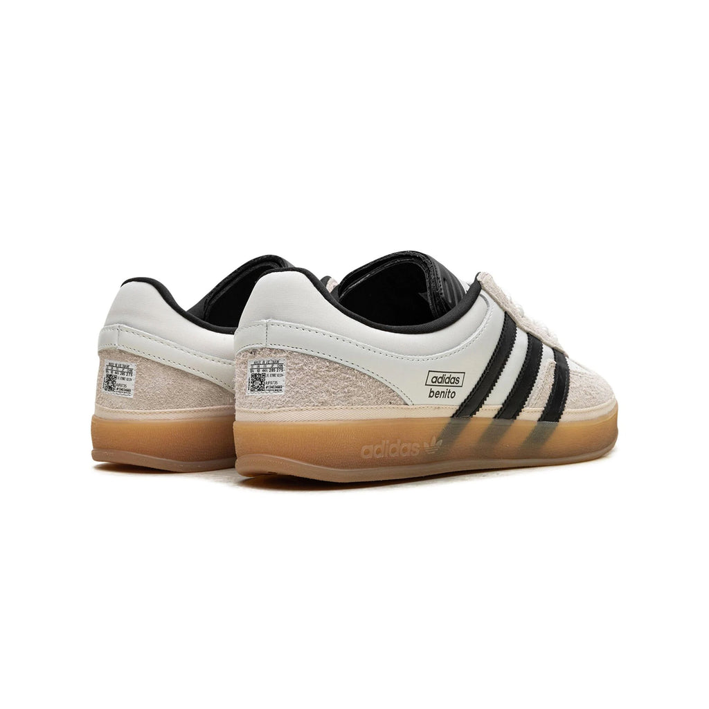 Sneaker Adidas Gazelle Indoor x Bad Bunny Benito Weiß Schwarz Suede