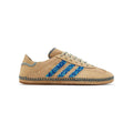 Sneaker Adidas Gazelle x Clot Leinen Beige mit Details Hellblau
