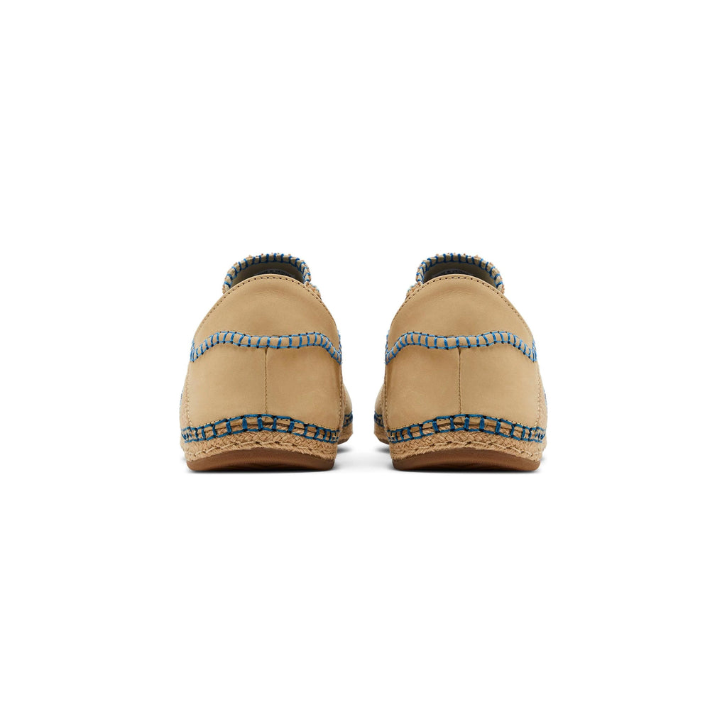 Sneaker Adidas Gazelle x Clot Leinen Beige mit Details Hellblau