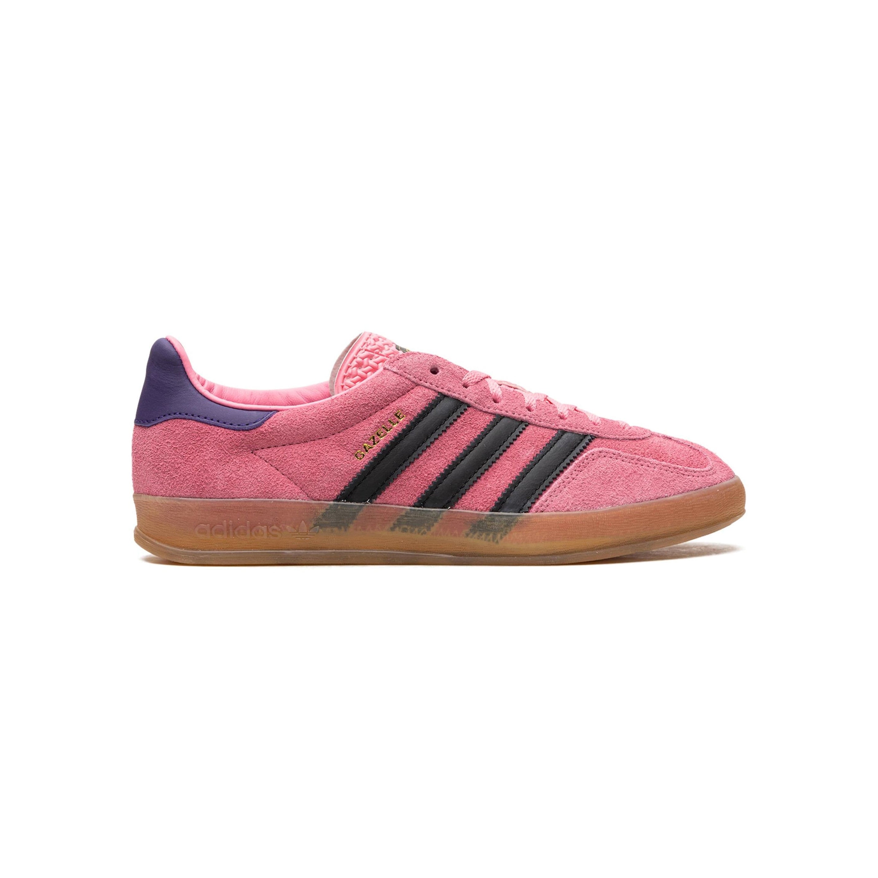 Sneaker Adidas Gazelle Indoor Rosa Bliss und Violett mit Sohle in Gummi