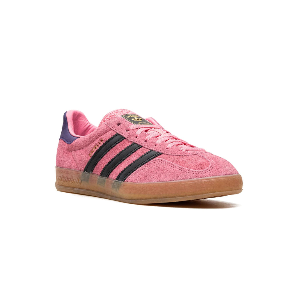 Sneaker Adidas Gazelle Indoor Rosa Bliss und Violett mit Sohle in Gummi