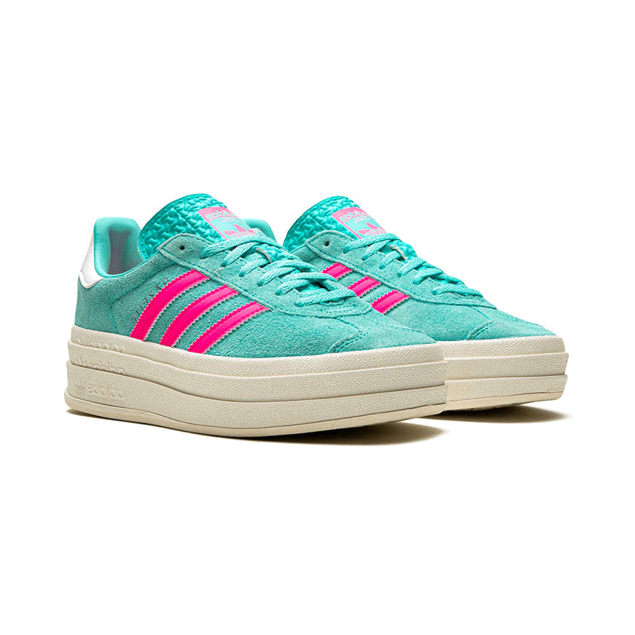 Adidas Gazelle Bold Damen Acqua und Rosa Platform Sneaker