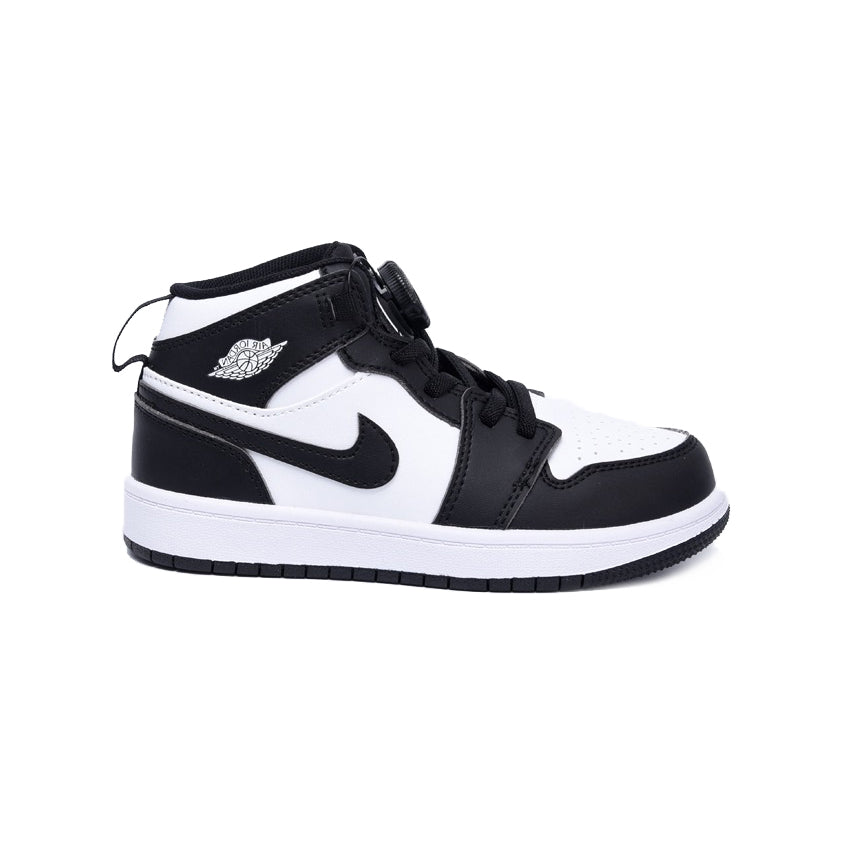 Nike Air Jordan 1 High Kinder Weiß und Schwarz Panda mit Boa