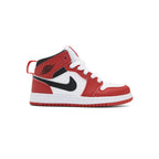 Nike Air Jordan 1 Mid Kinder Chicago Rot Weiß Schwarz