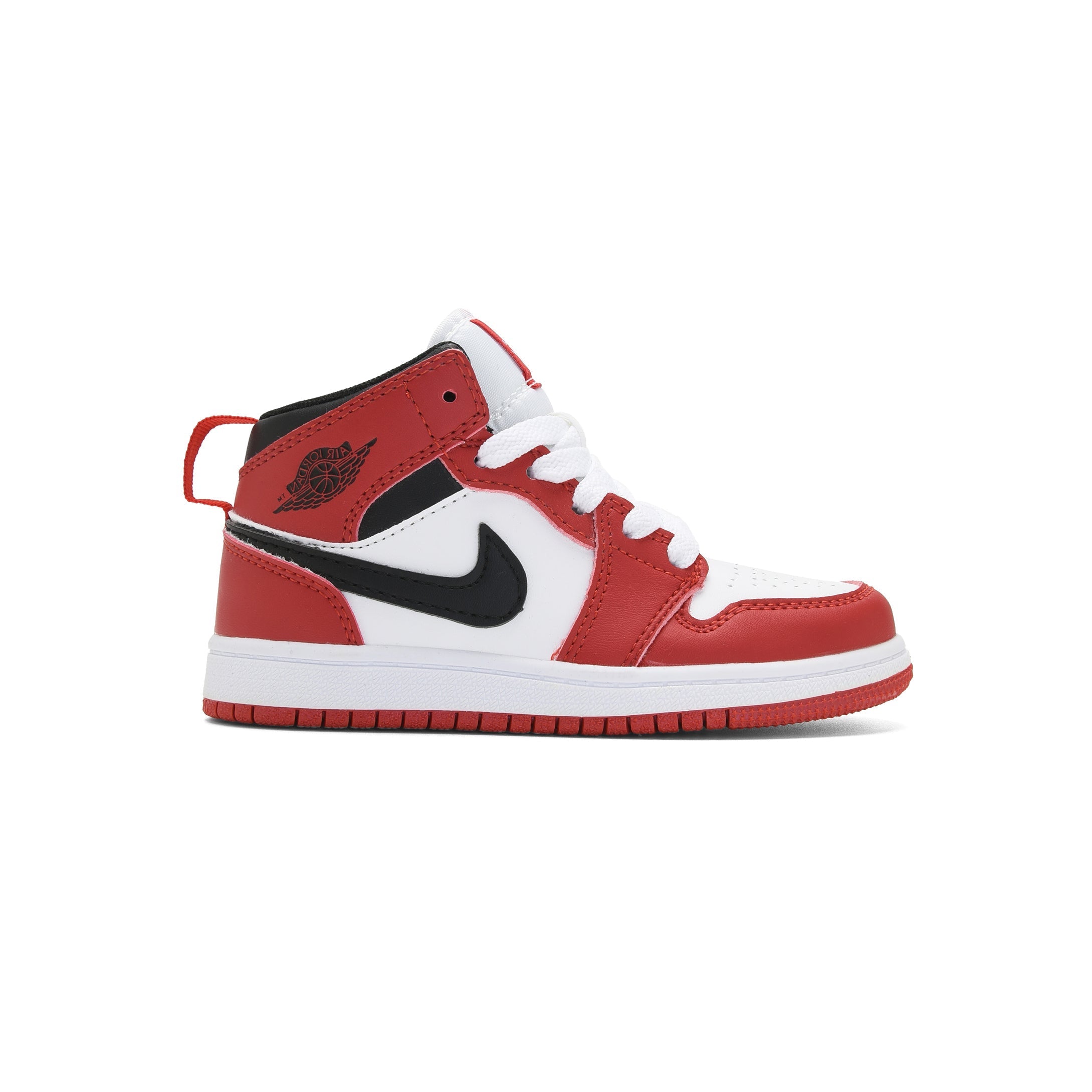 Nike Air Jordan 1 Mid Kinder Chicago Rot Weiß Schwarz