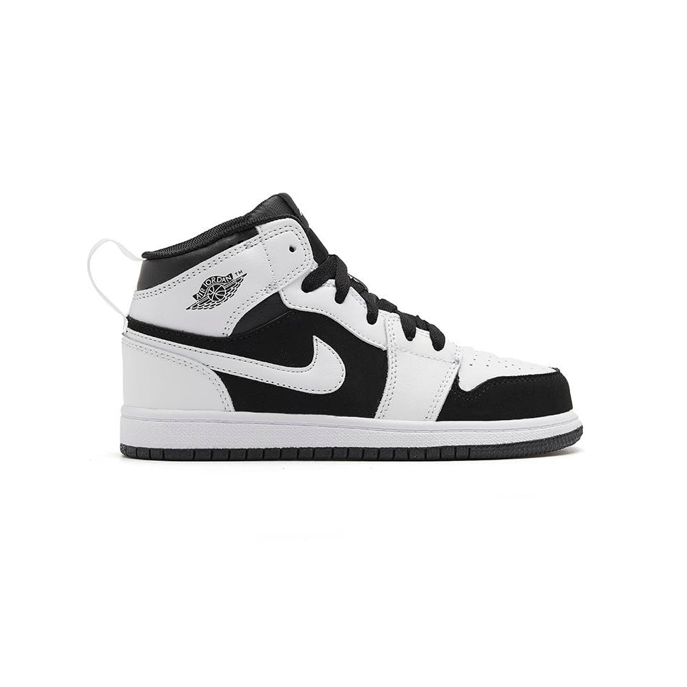 Nike Kinder Air Jordan 1 High Panda Reverse Weiß/Schwarz