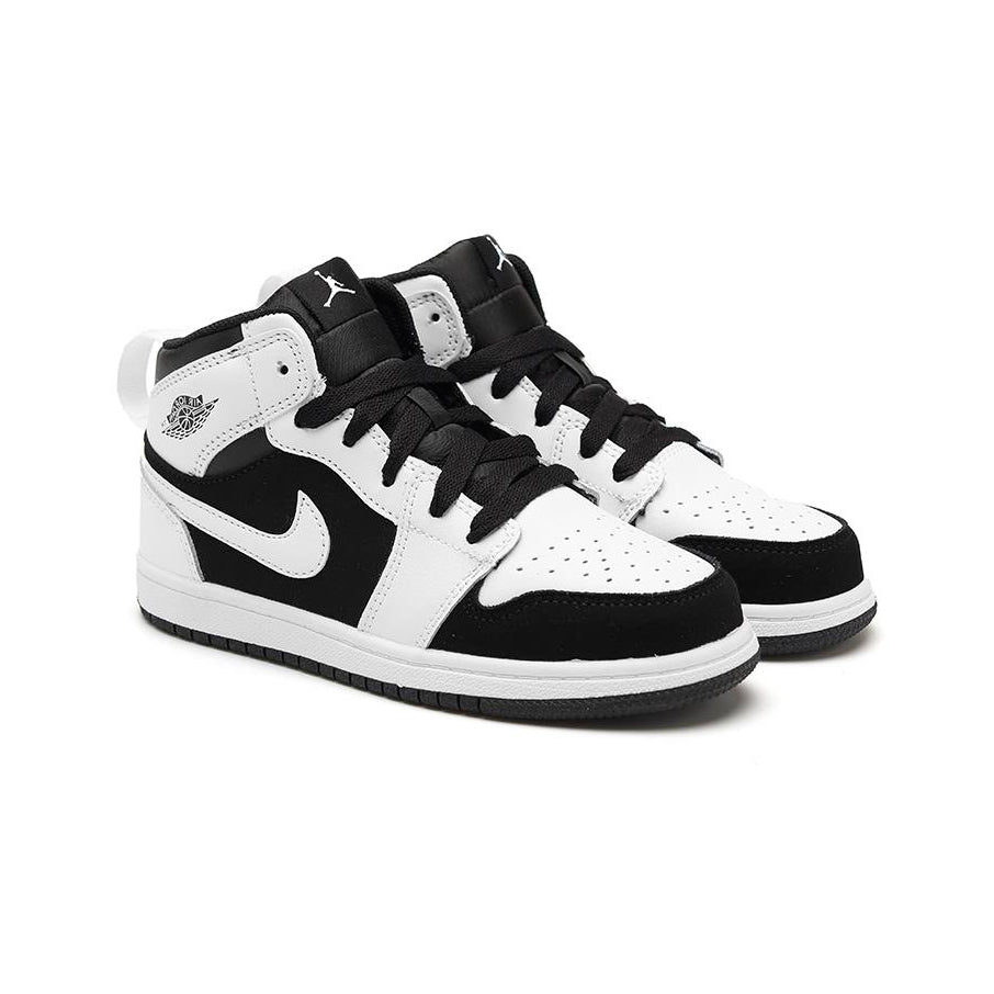 Nike Kinder Air Jordan 1 High Panda Reverse Weiß/Schwarz