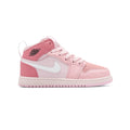 Nike Air Jordan 1 Mid Bambina Rosa Digital Weiß Pastello
