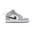 Nike Air Jordan 1 Mid Kinder Grau und Weiß Stil Dior