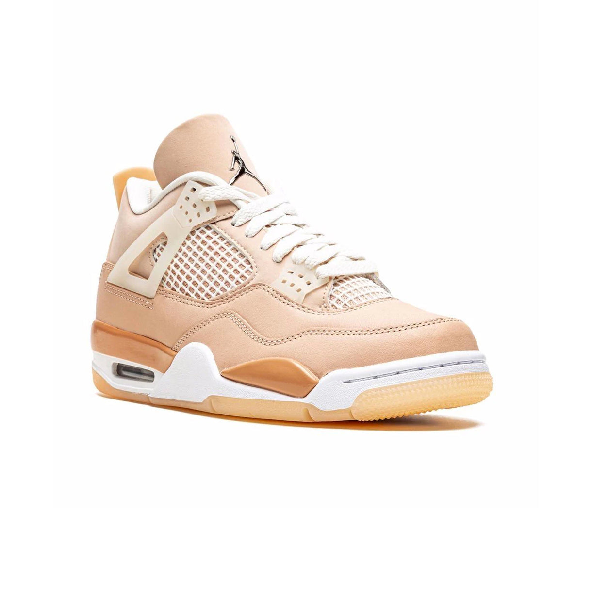 Nike Air Jordan 4 Retro Shimmer Rosa Crème Damen