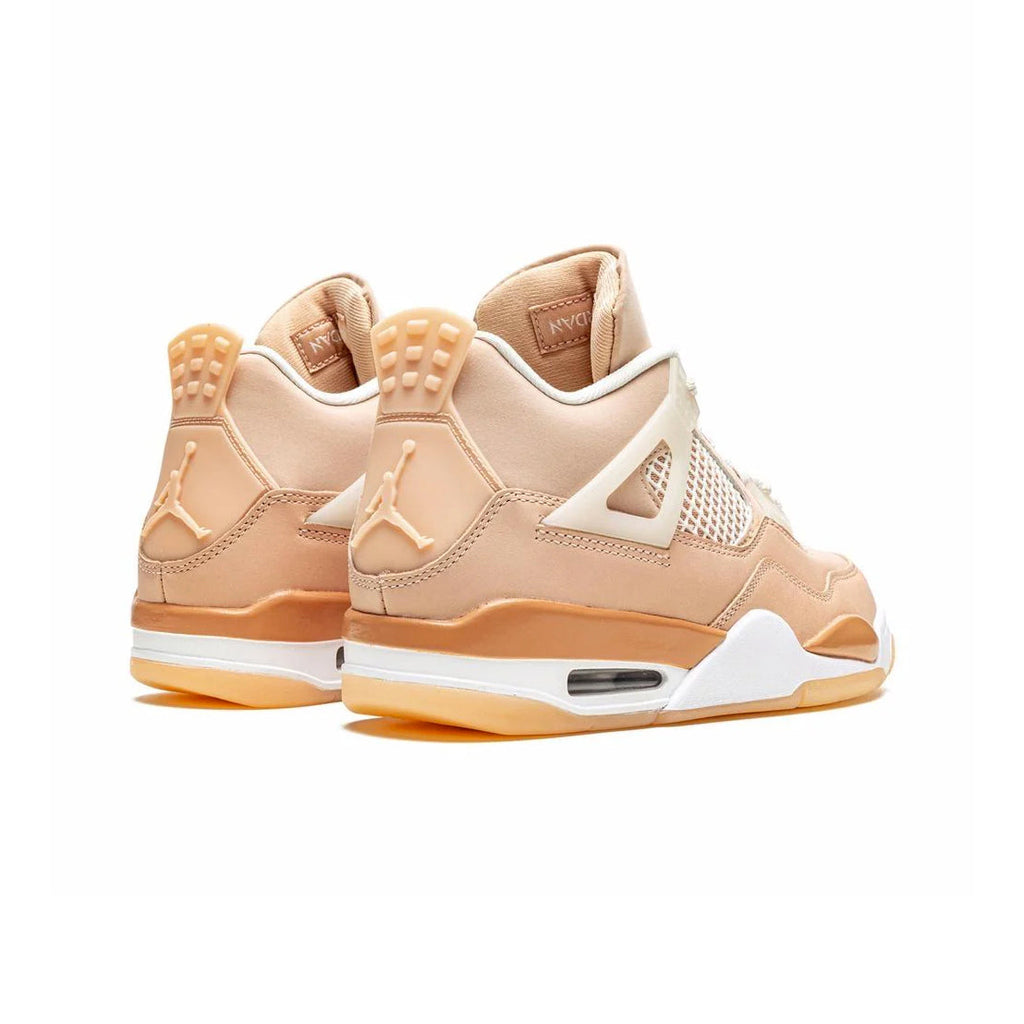 Nike Air Jordan 4 Retro Shimmer Rosa Crème Damen