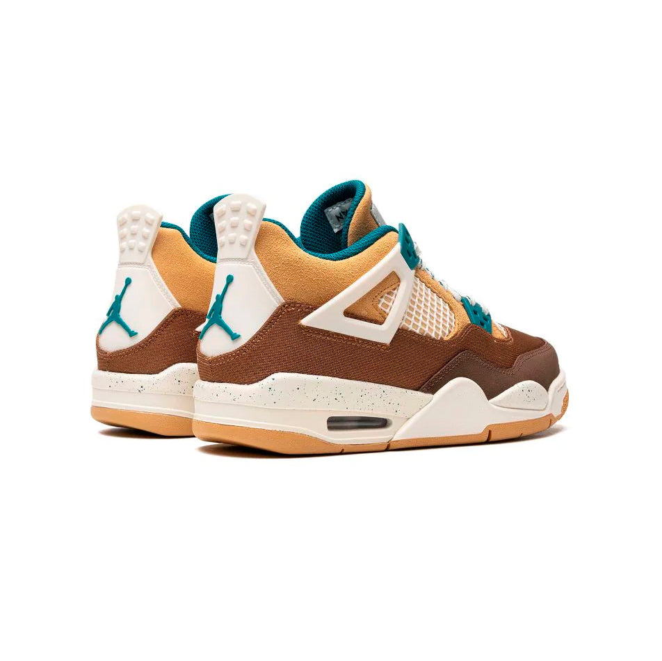 Nike Air Jordan 4 Retro Cacao Wow Braun Crème Hellblau Herren
