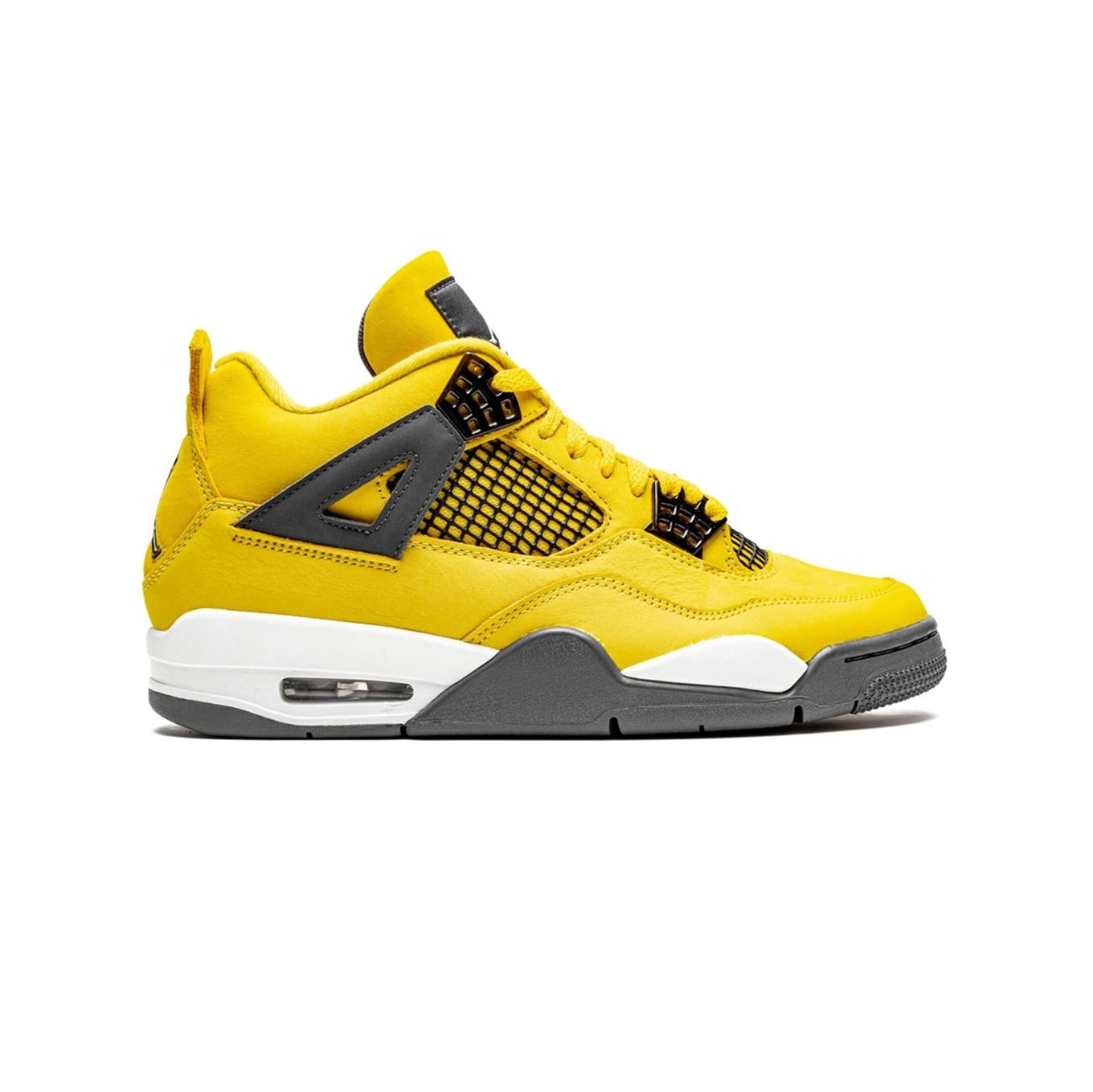Nike Air Jordan 4 Retro Lightning Gelb Grau Weiß Herren