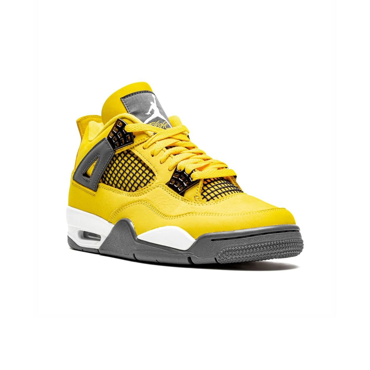 Nike Air Jordan 4 Retro Lightning Gelb Grau Weiß Herren
