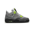 Nike Air Jordan 4 Retro SE Grau Neon Grün Herren