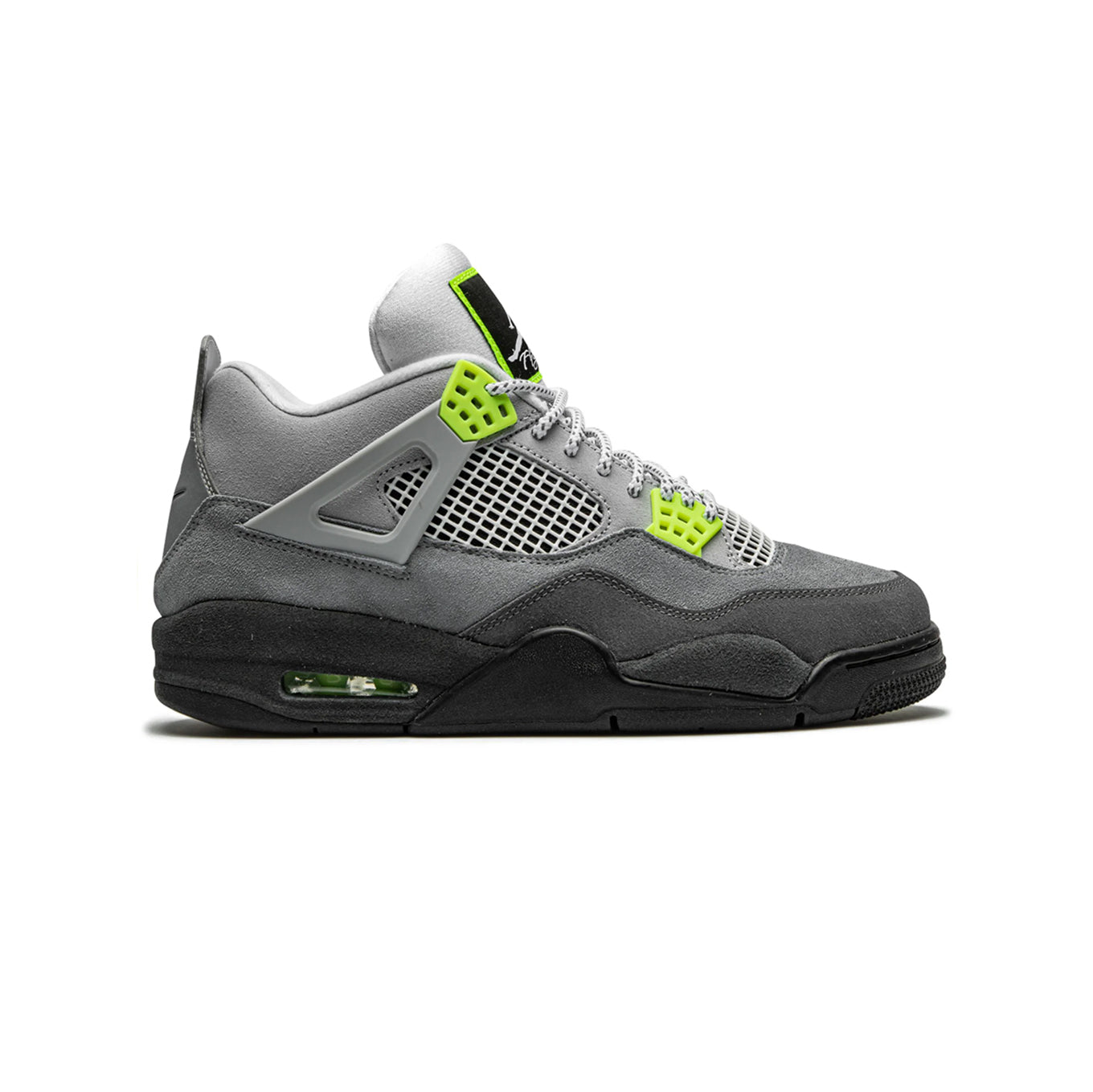 Nike Air Jordan 4 Retro SE Grau Neon Grün Herren