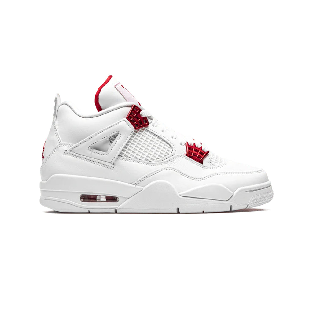Nike Air Jordan 4 Retro Metallic Rot Weiß Rot Herren