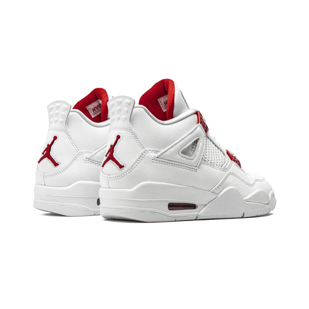 Nike Air Jordan 4 Retro Metallic Rot Weiß Rot Herren