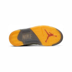 Nike Air Jordan 5 Retro Off-Weiß Sail Weiß Rot Gelb Herren