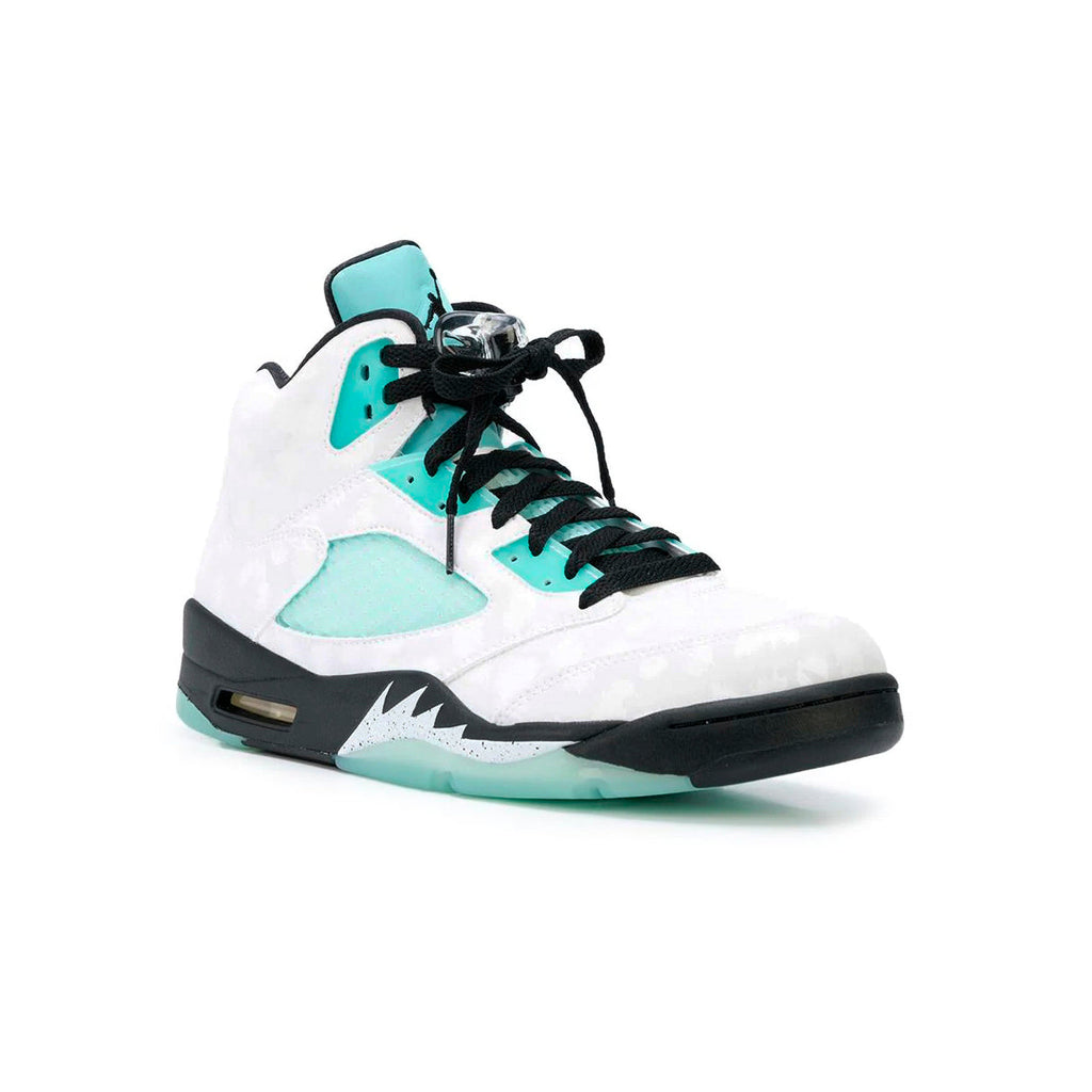 Nike Air Jordan 5 Retro Island Grün Weiß Grün Schwarz Herren