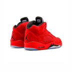 Nike Air Jordan 5 Retro Rot Suede Fuoco Herren