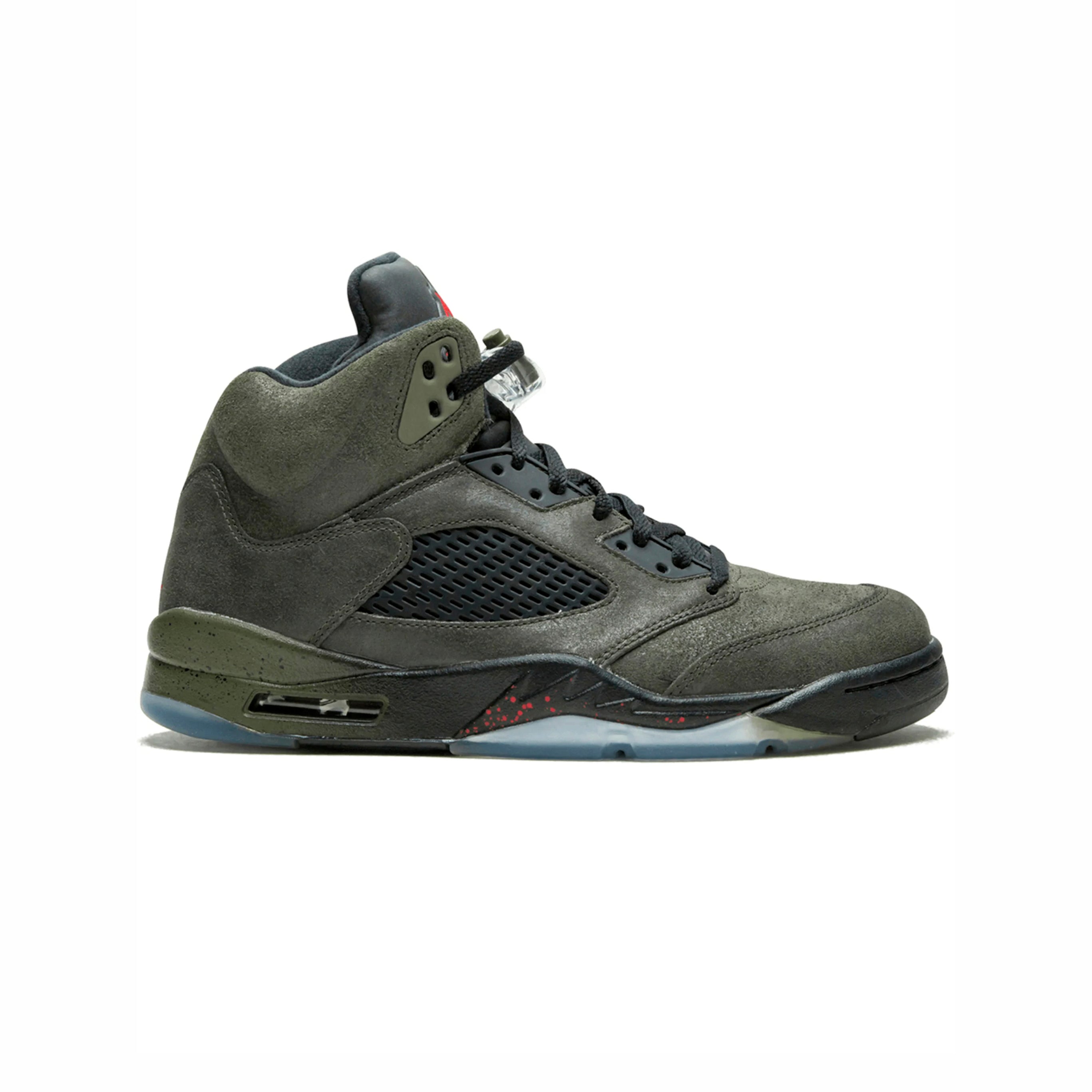 Nike Air Jordan 5 Retro Fear Pack Grün Oliva Schwarz Herren