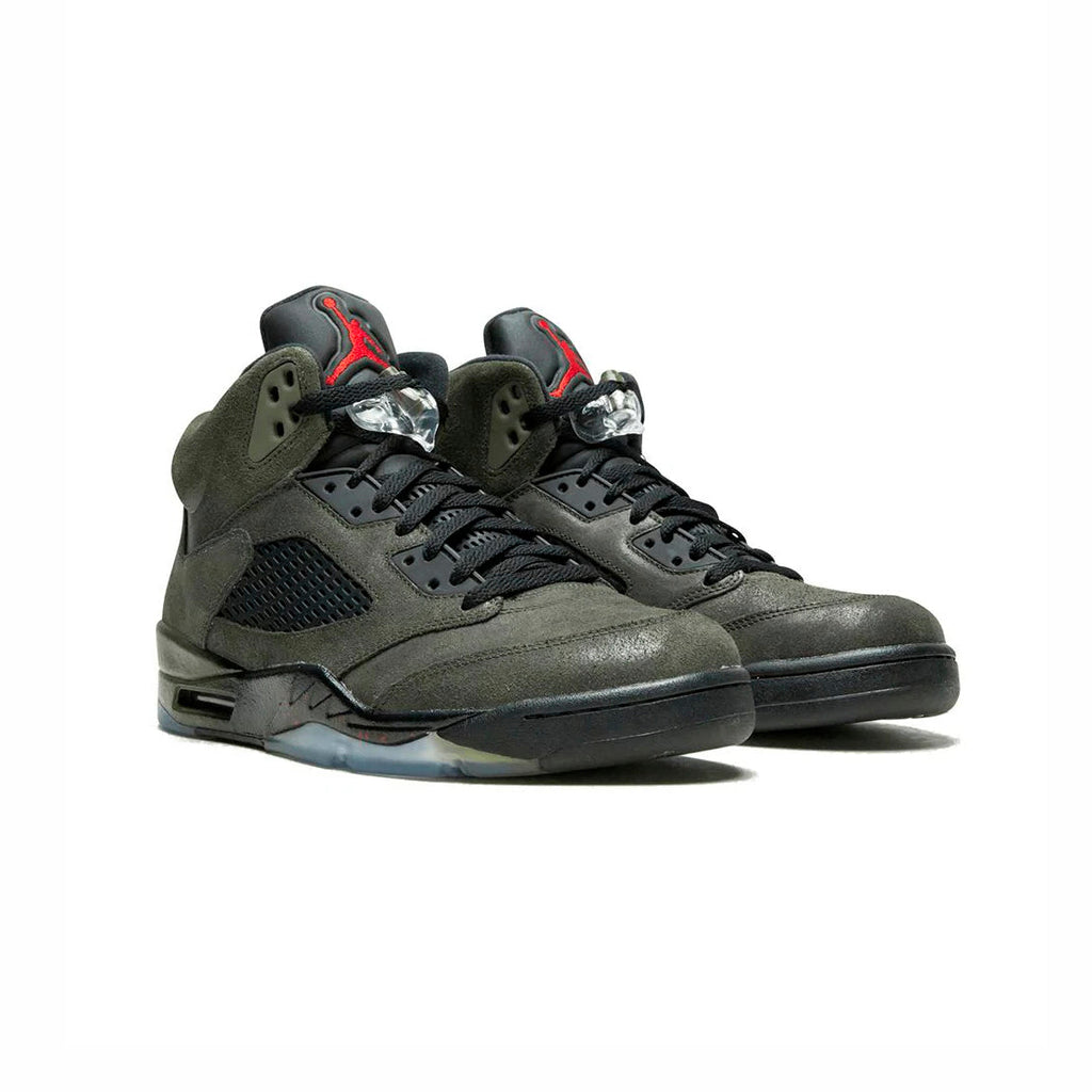 Nike Air Jordan 5 Retro Fear Pack Grün Oliva Schwarz Herren