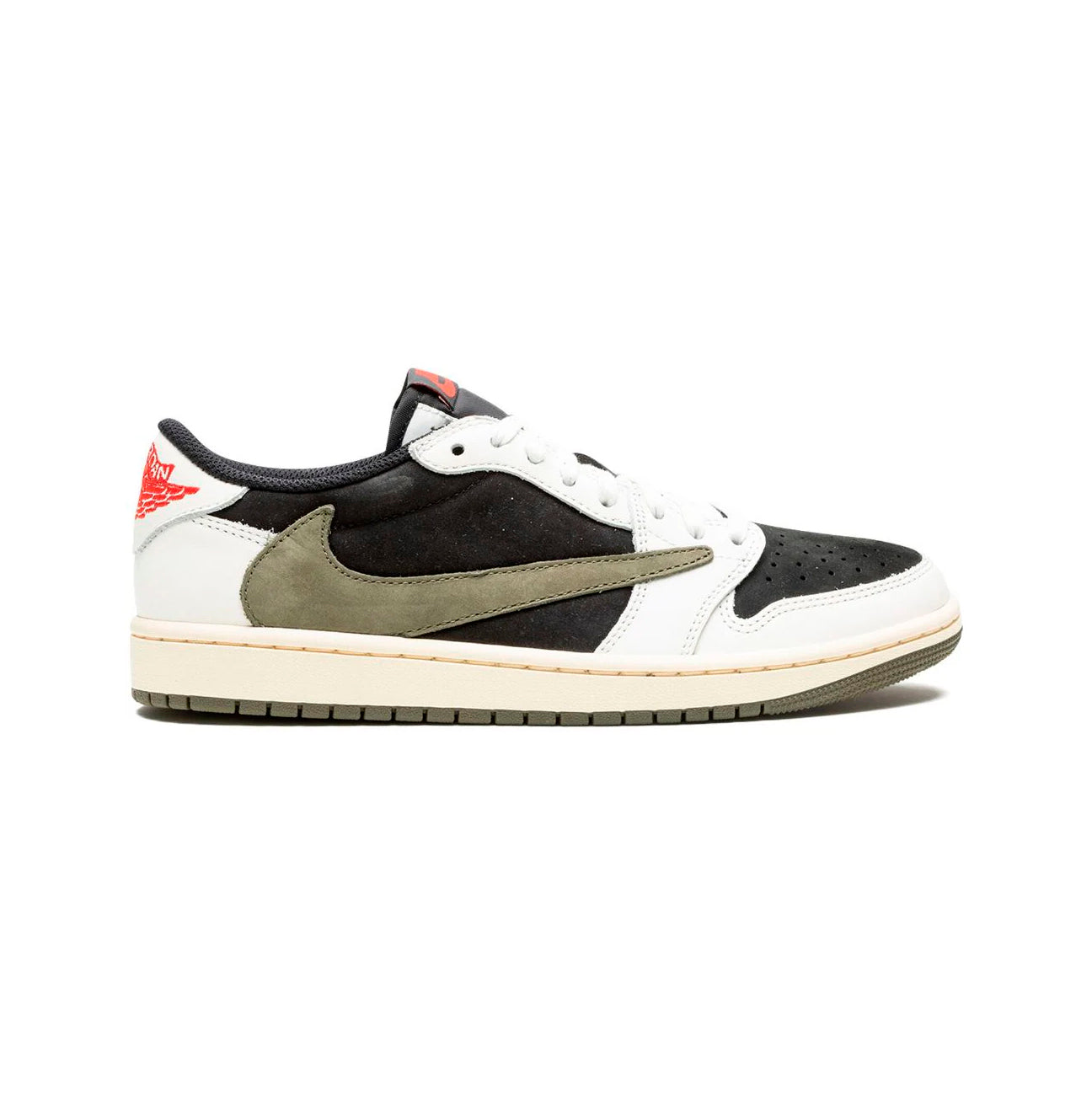 Nike Air Jordan 1 Low OG Travis Scott Reverse Oliv Schwarz Weiß Herren