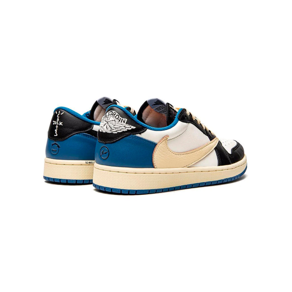 Nike Air Jordan 1 Low OG Travis Scott Fragment Blau Schwarz Weiß Herren