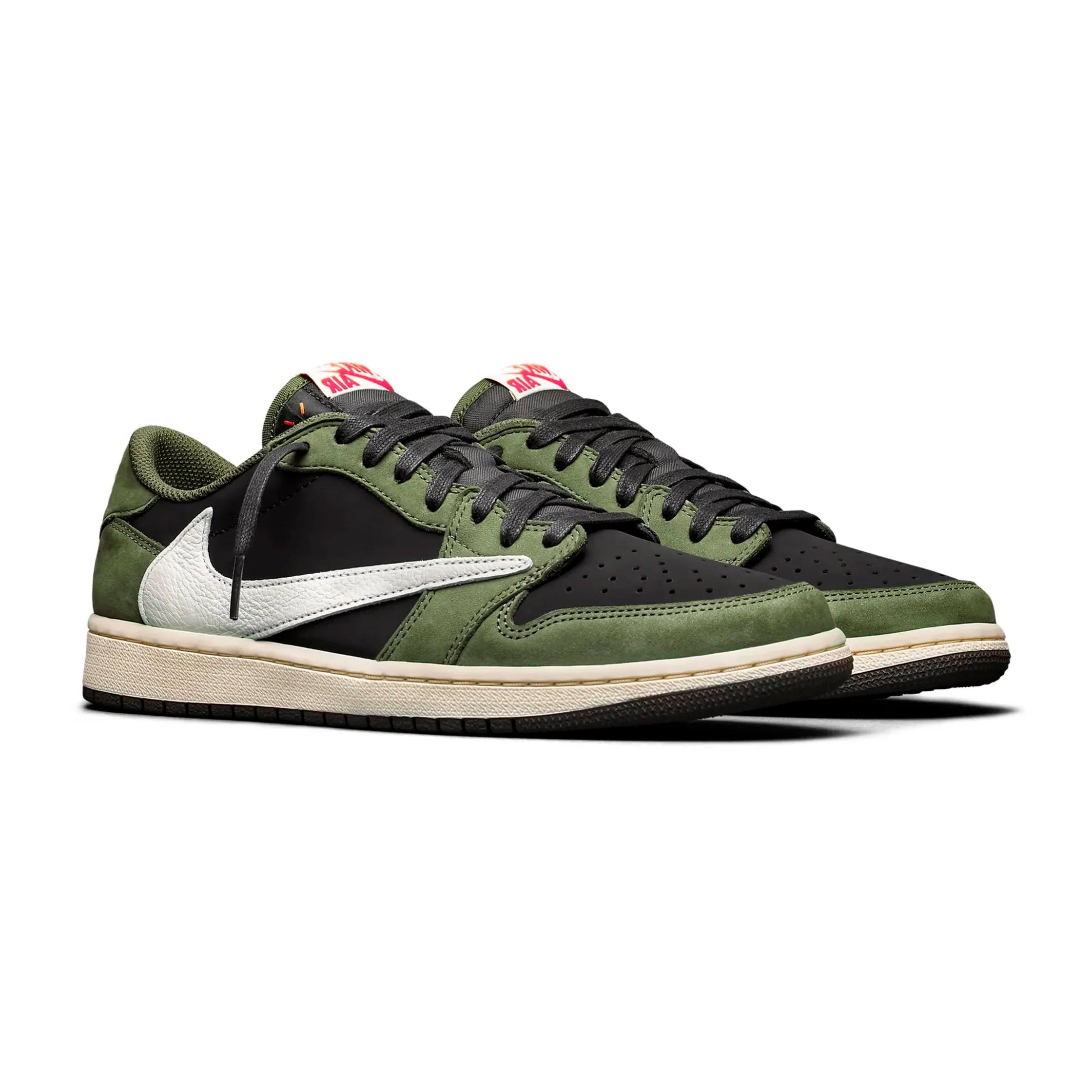 Nike Air Jordan 1 Low Travis Scott Grün Oliva Dunkel Herren