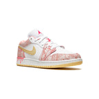 Nike Air Jordan 1 Low Paint Drip Damen Herren Rosa Gold