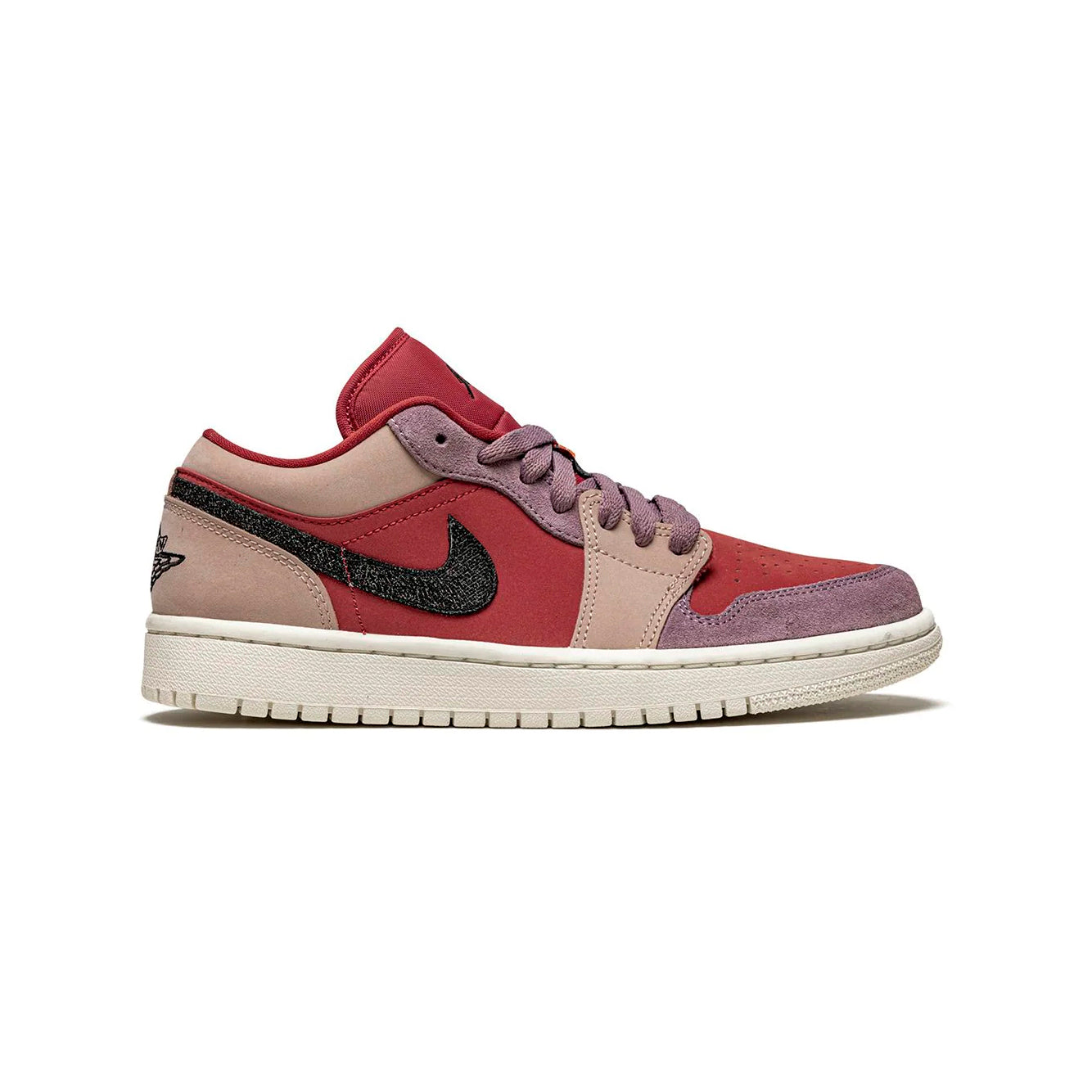 Nike Air Jordan 1 Low Rosa Canyon Rust Leder Scamosciata