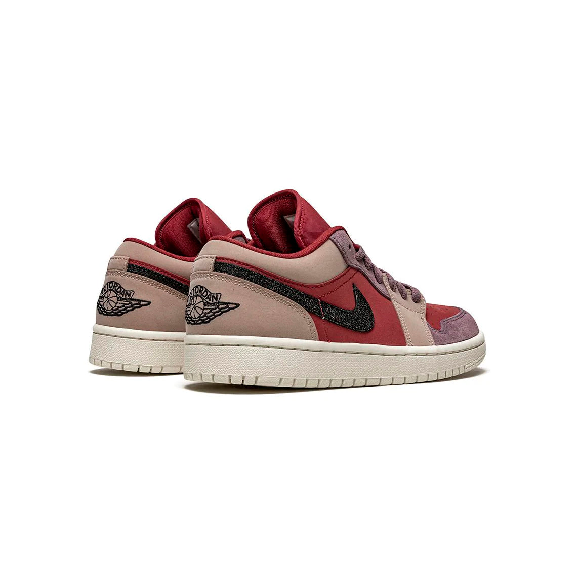 Nike Air Jordan 1 Low Rosa Canyon Rust Leder Scamosciata